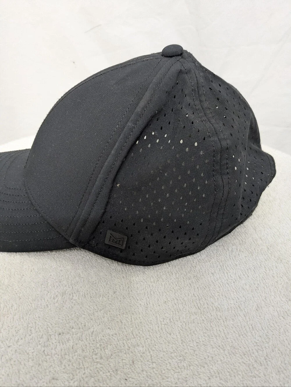 Melin A-Game Hydro Black Performance Snapback Hat